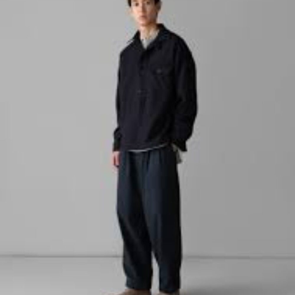 Men's Lightweight Shirt Jacket in Black - Casual Layering